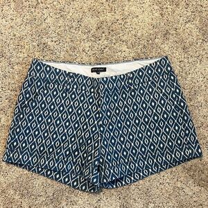 Dear John American Classic Cuffed Stone Blue & White Shorts Size 32